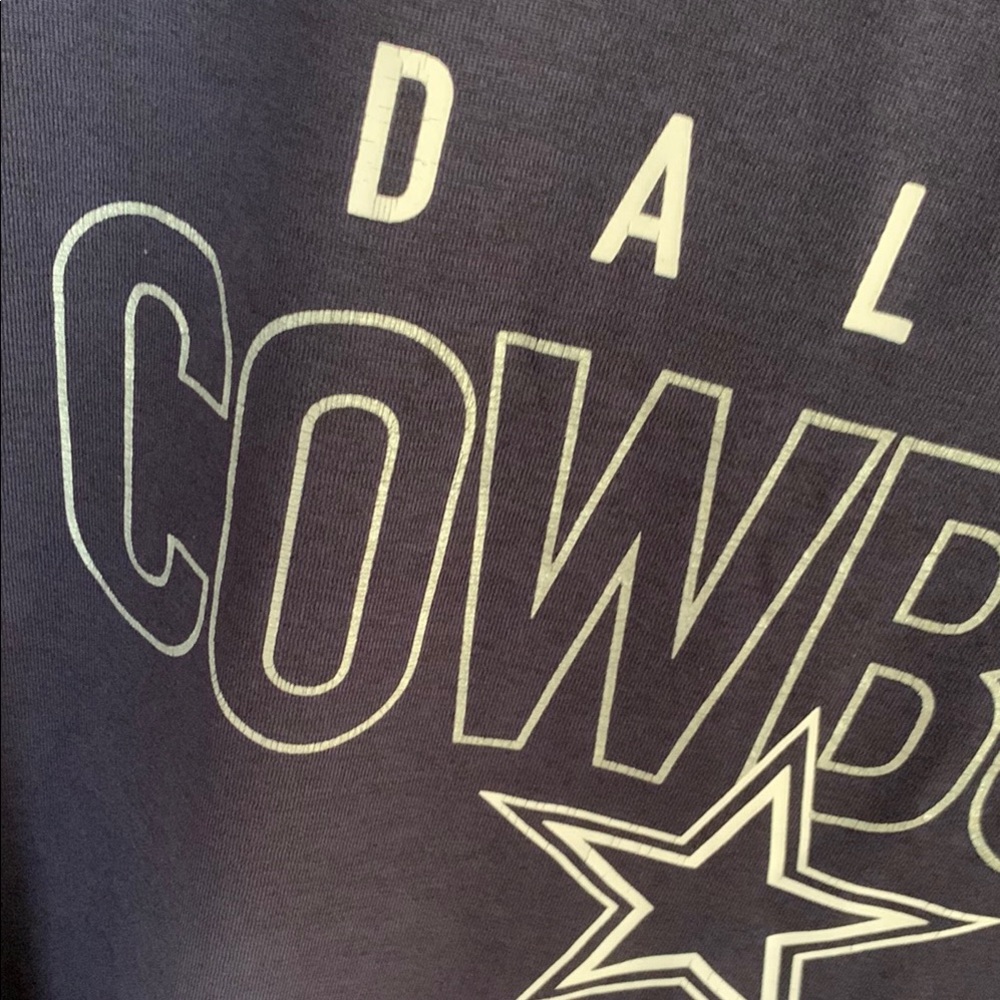 NFL Dallas Cowboys Blue and Black Sleeveless Tank Top. Size 2XL - Picture 3 of 8